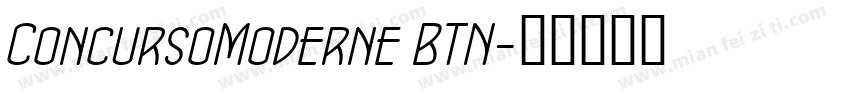 ConcursoModerne BTN字体转换